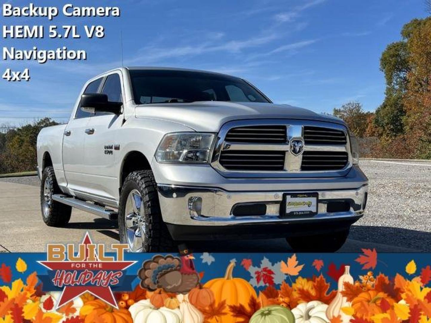 2016 SILVER /Gray RAM 1500 BIG HORN (1C6RR7TT5GS) with an 5.7L engine, Automatic transmission, located at 2990 Old Orchard Rd., Jackson, MO, 63755, 37.354214, -89.612106 - Photo#0